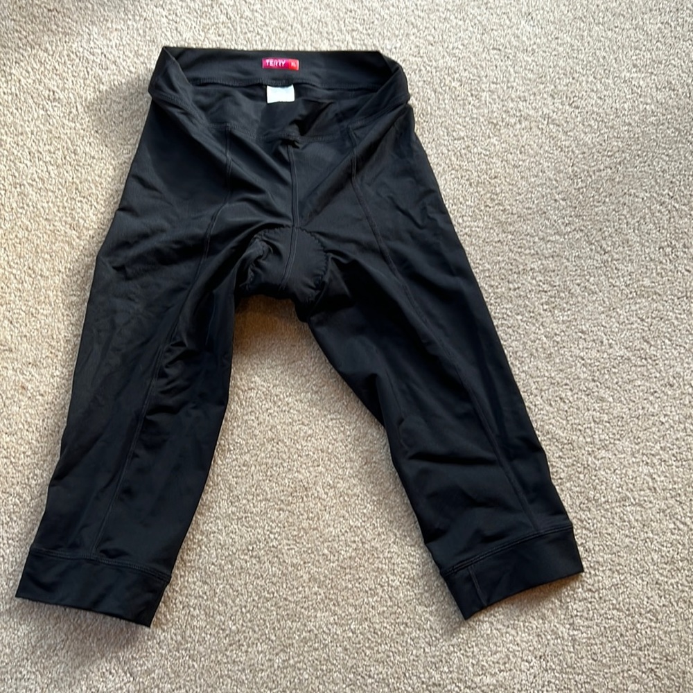 Black Terry Womens Large Cycling Shorts